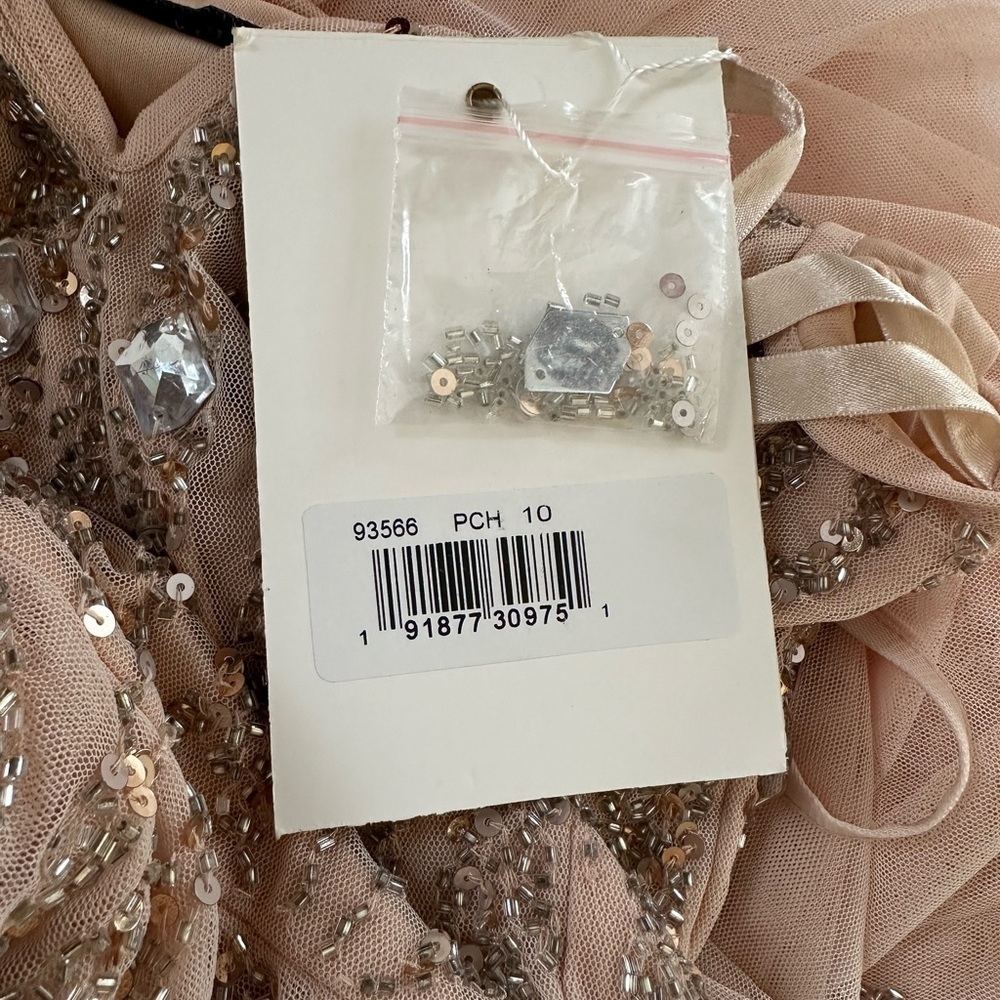 (✔️#39/51/41/46❤️ BNWT Mac Duggal Sequin Tulle sleeveless formal gown - Picture 15 of 16